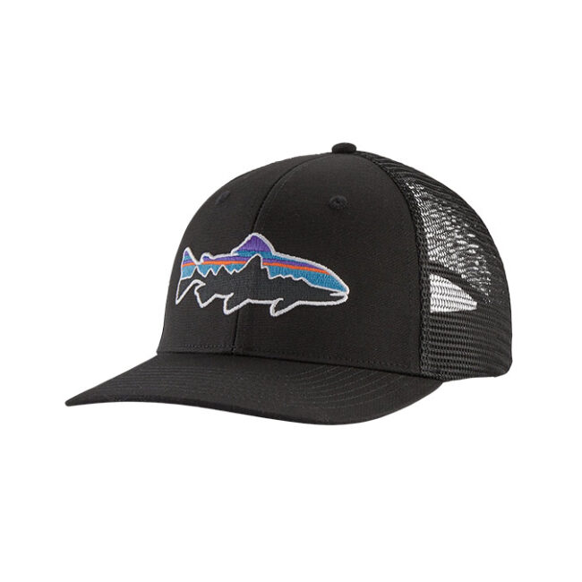 Patagonia Fitz Roy Trout Trucker Hat - Black
