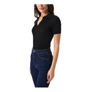 Rollas Amanda Knit Top - Black