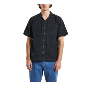 Rollas Tile Cord Bowler Shirt - Sulphur Shirt