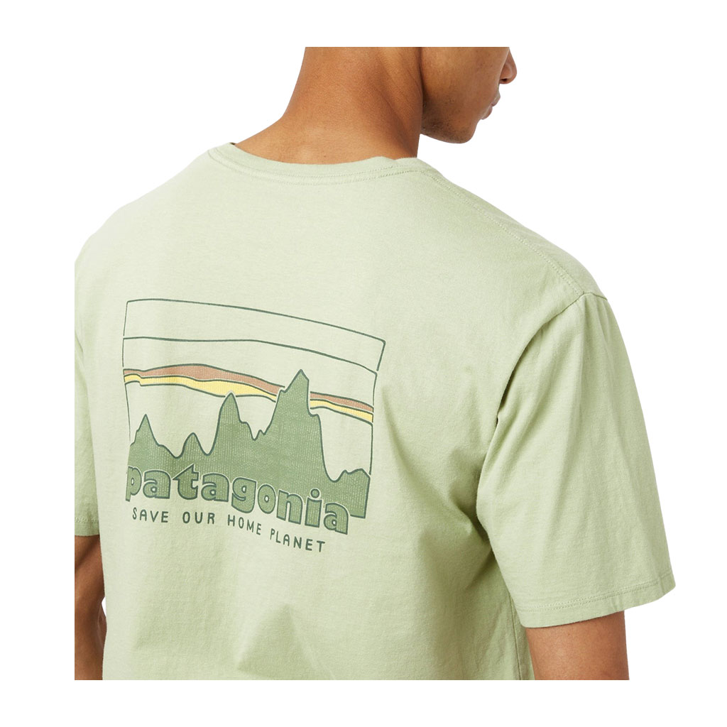 Patagonia M's '73 Skyline Organic T-Shirt - Salvia Green