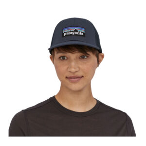 Patagonia P-6 Logo LoPro Trucker Hat - Navy Blue