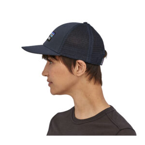 Patagonia P-6 Logo LoPro Trucker Hat - Navy Blue