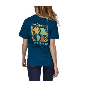 Patagonia Spirited Seasons Organic T-Shirt - Lagom Blue