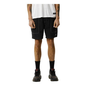 Afends Baywatch Liquid Space Recycled Swim Short 19" - Black