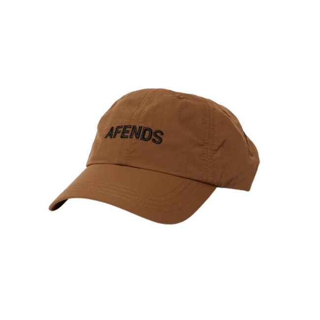 Afends Vinyl Recycled Six Panel Cap - Toffee