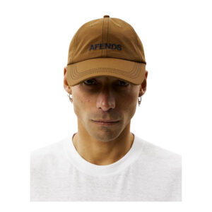 Afends Vinyl Recycled Six Panel Cap - Toffee