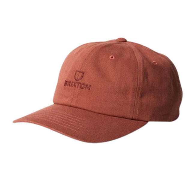 Brixton Alpha LP Cap - Marsala Red Vintage Wash