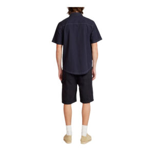 Larriet Cliff Short Sleeve Shirt - Navy