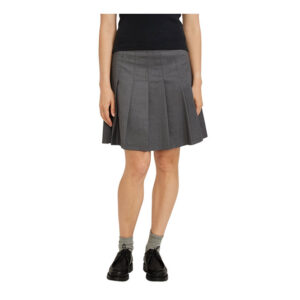 Larriet Womens Pleated Skirt - Grey