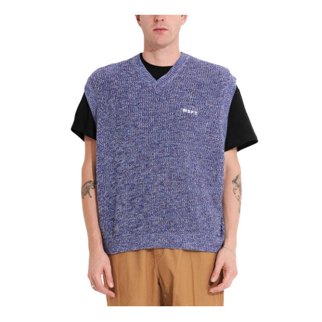 Misfit Devod Knit Vest - Purple