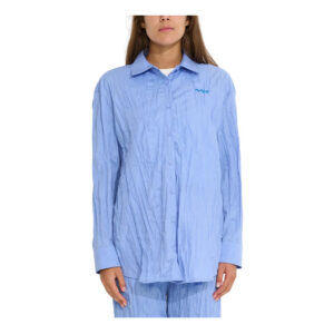Misfit Only Involved Crinkle Shirt - Ultramarine