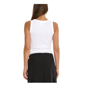 Misfit Time Is Ripe Tank - White