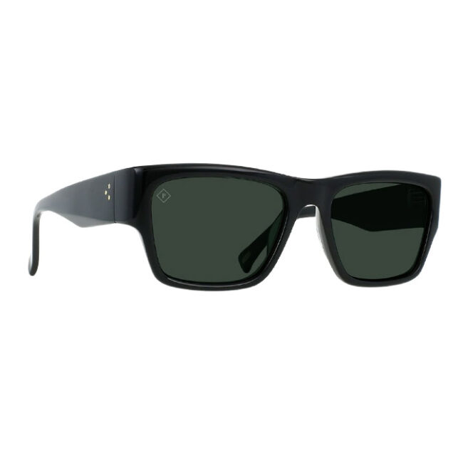 Raen Rufio - Recycled Black/ Green Polarised