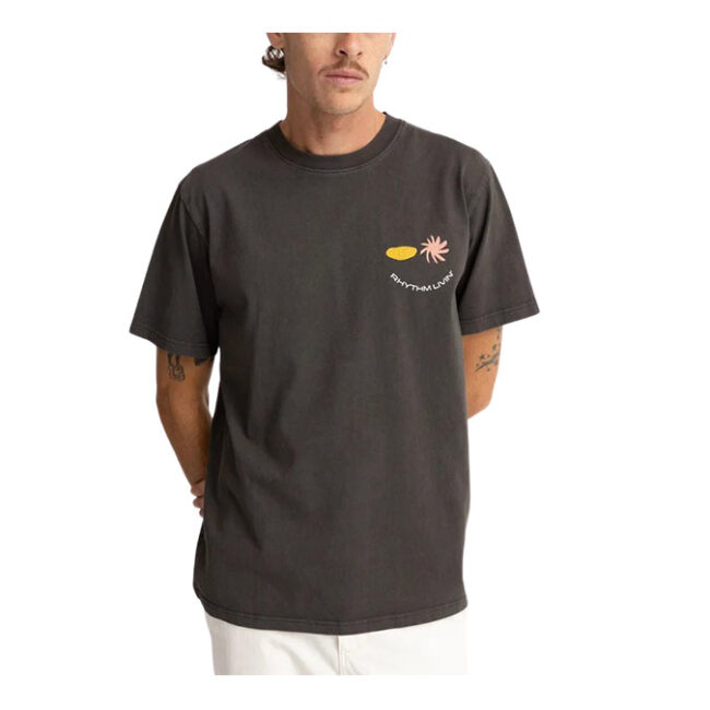Rhythm Garden Vintage SS T-Shirt - Vintage Black