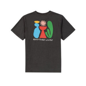 Rhythm Garden Vintage SS T-Shirt - Vintage Black