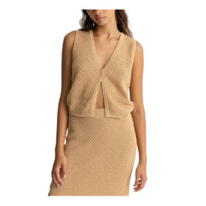 Rhythm Joni Knit Vest - Sand