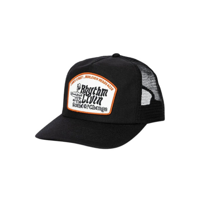 Rhythm Pathway Trucker Cap - Black