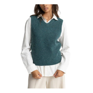 Rhythm Shell Beach Sweater Vest - Sea Green
