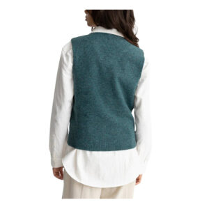 Rhythm Shell Beach Sweater Vest - Sea Green