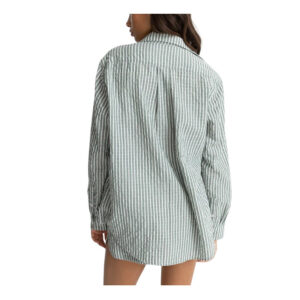 Rhythm Stevie Stripe Beach Shirt - Green
