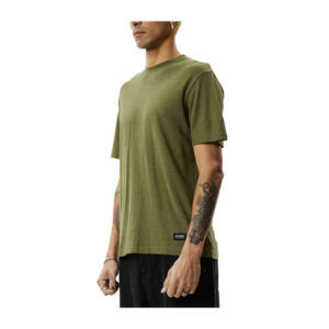 Afends Classic Hemp Retro Fit Tee - Military