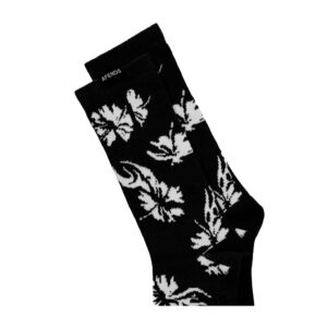 Afends Hibiscus Recycled Socks One Pack - Black
