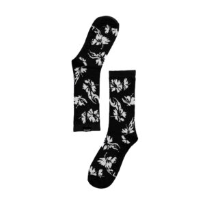 Afends Hibiscus Recycled Socks One Pack - Black