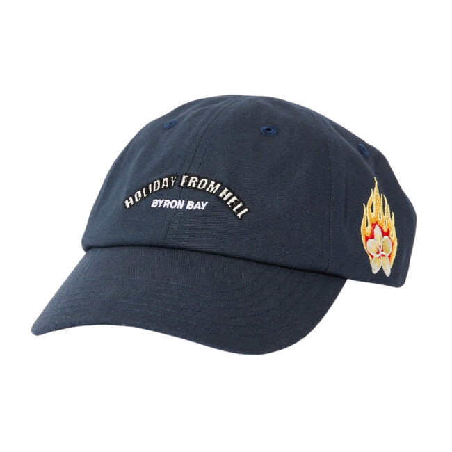 Afends Holiday Recycled Six Panel Cap - Navy