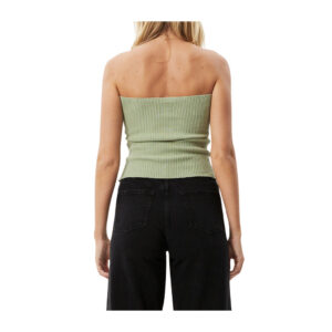 Afends Weekend Recycled Knit Tube Top - Eucalyptus