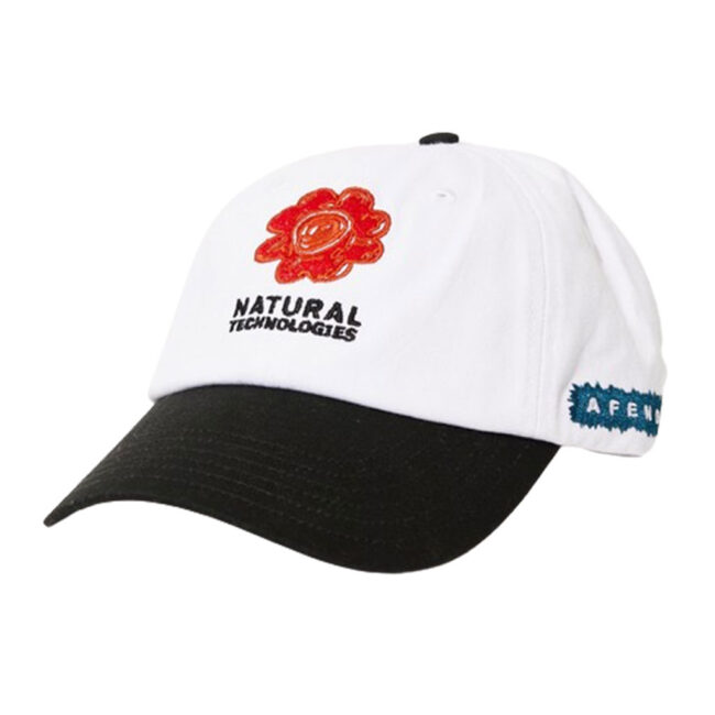 Afends World Recycled Six Panel Cap - White