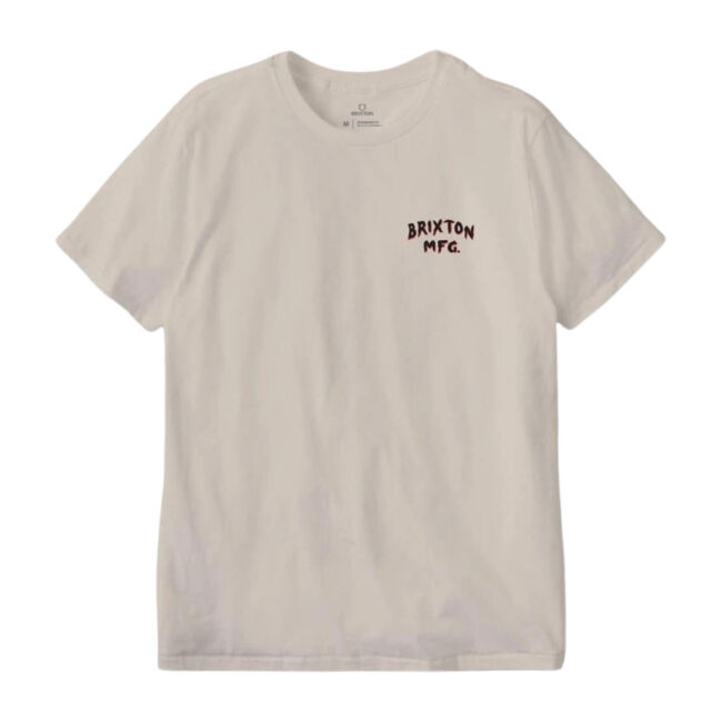 Brixton Trailmoor HW Relaxed Tee - Cream Classic Wash