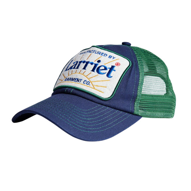 Larriet Trucker Cap - Navy/Green