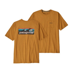 Patagonia M's Boardshort Logo Pocket Responsibili-Tee - Dried Mango