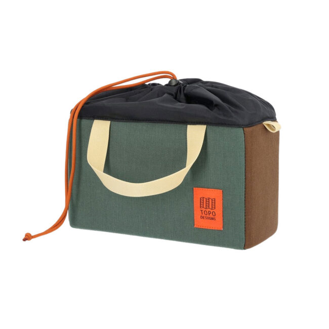 Topo Design Camera Cube - Forest/ Cocoa