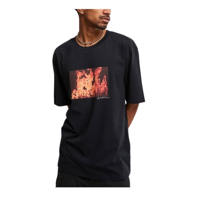 Rollas Back Burner Tee - Black