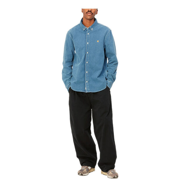 Carhartt Colston Pant - Black Stone Washed