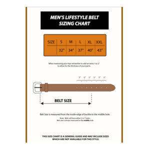 Loop Leather State Route Belt - B Tan