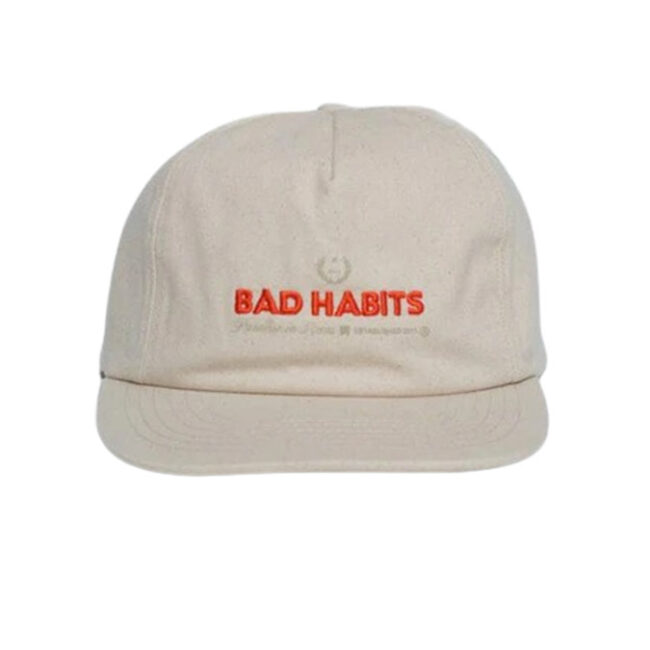 Thrills Bad Habits 5 Panel Cap - Unbleached