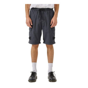 Thrills Big Slacker High Standards Zip Off Cargo Pant - Ebony