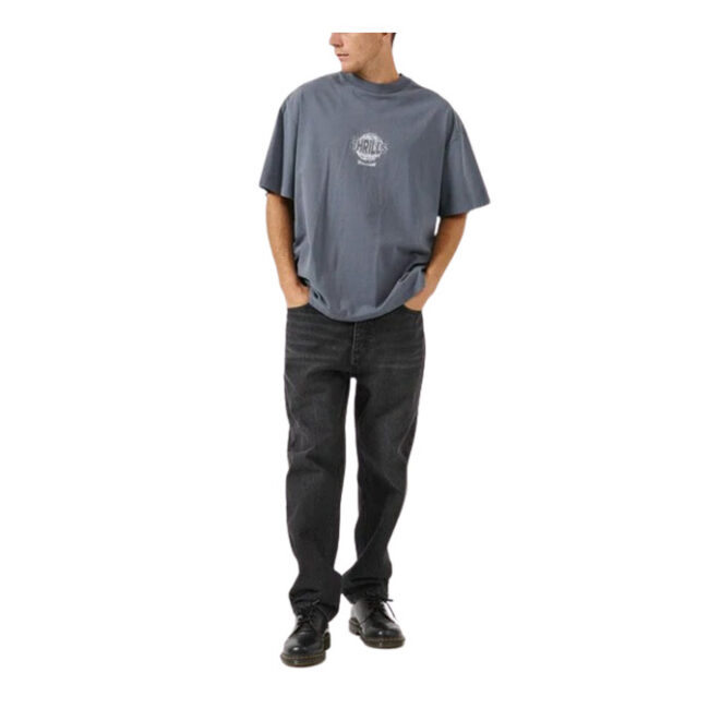 Thrills Spectral Static Box Fit Oversize Tee - Dark Slate