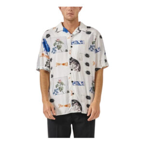 Thrills Spirit World Bowling Shirt - Dirty White