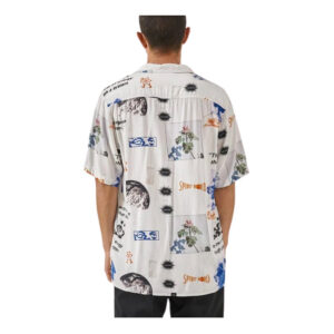 Thrills Spirit World Bowling Shirt - Dirty White