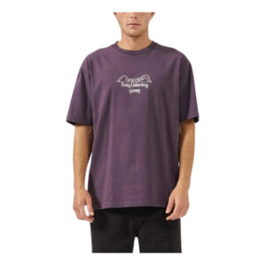 Thrills Summer Breeze Oversize Fit Tee - Purple Pennant