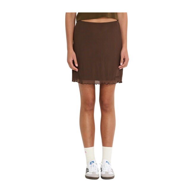 Misfit Tilly Maserati Skirt - Chocolate