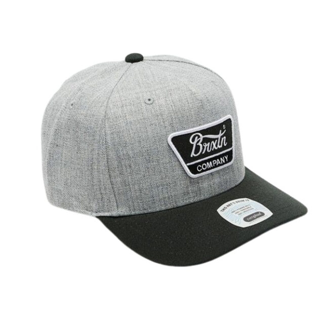 Brixton Linwood C Netplus MP Snapback - Black/Heather Grey