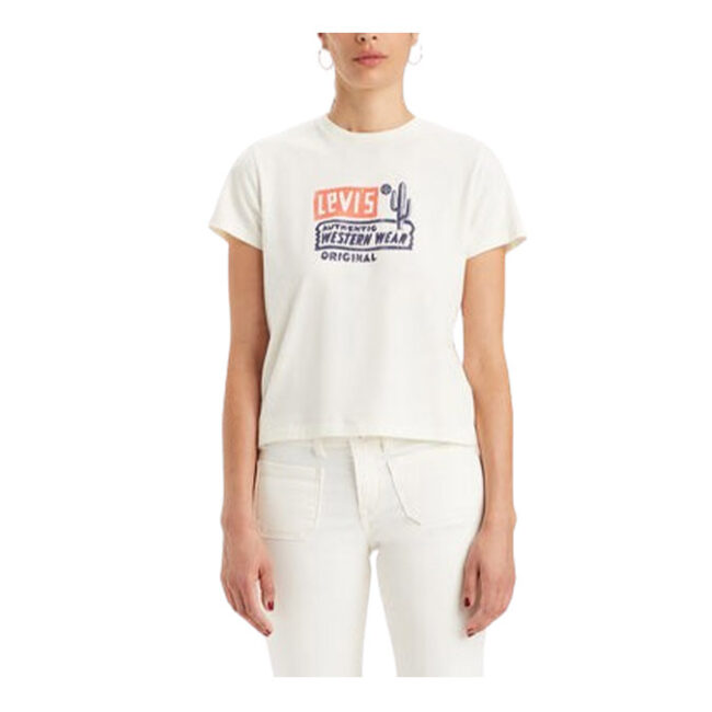 Levis Graphic Classic Tee Authentic Western - White