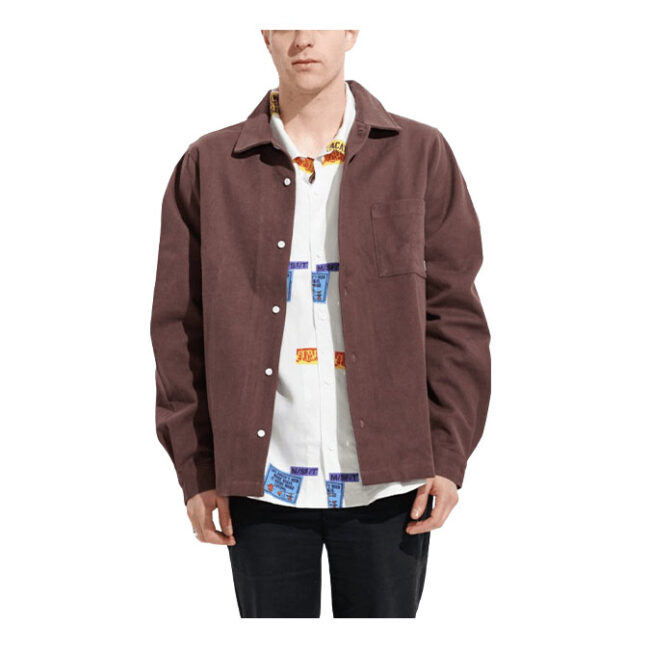 Misfit ES War LS Overshirt - Chocolate