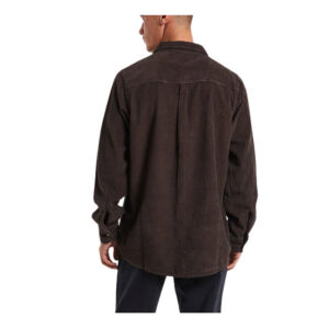 Rollas Men At Work Fat Cord Shirt - Brown
