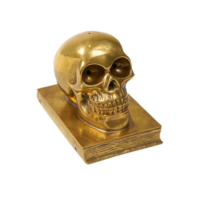 Thrills Skull Incense Chamber - Anti Brass