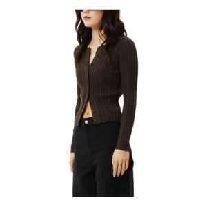 Afends Landed Knit Cardigan - Coffee